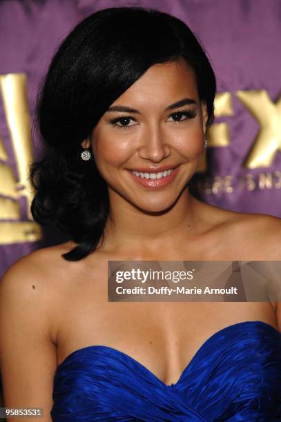 Actress Naya Rivera attends Fox's 2010 Golden Globes Awards Party at Craft on January 17, 2010 in Century City, California.