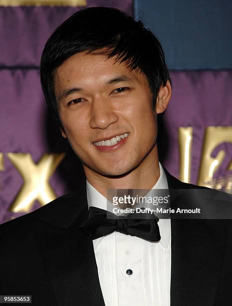 Actor Harry Shum Jr. Attends Fox's 2010 Golden Globes Awards Party at Craft on January 17, 2010 in Century City, California.