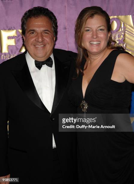 Co-chairman-CEO of Fox Jim Gianopulos and Elizabeth Gabler attend Fox's 2010 Golden Globes Awards Party at Craft on January 17, 2010 in Century City,...