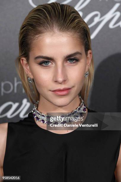 Caro Daur attends the Chopard Trophy during the 71st annual Cannes Film Festival at Martinez Hotel on May 14, 2018 in Cannes, France.