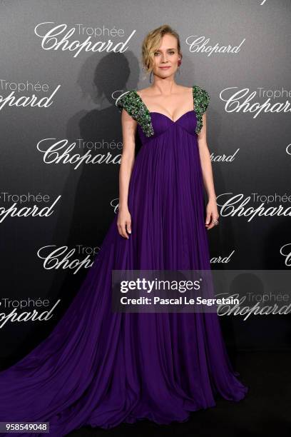 Diane Kruger attends the Trophee Chopard during the 71st annual Cannes Film Festival at Hotel Martinez on May 14, 2018 in Cannes, France.