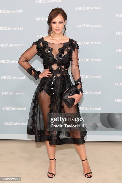 Carolina Miranda attends the 2018 NBCUniversal Upfront Presentation at Rockefeller Center on May 14, 2018 in New York City.