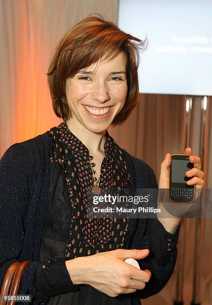 Actress Sally Hawkins attends Access Hollywood "Stuff You Must..." Lounge Produced by On 3 Productions Celebrating the Golden Globes - Day 1 at...