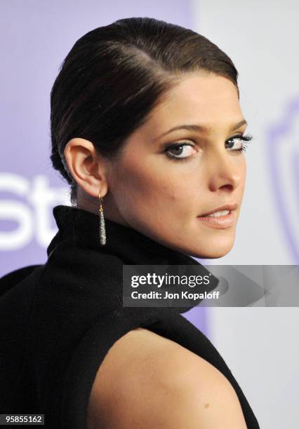 Actress Ashley Greene arrives at the Warner Brothers/InStyle Golden Globes After Party at The Beverly Hilton Hotel on January 17, 2010 in Beverly...