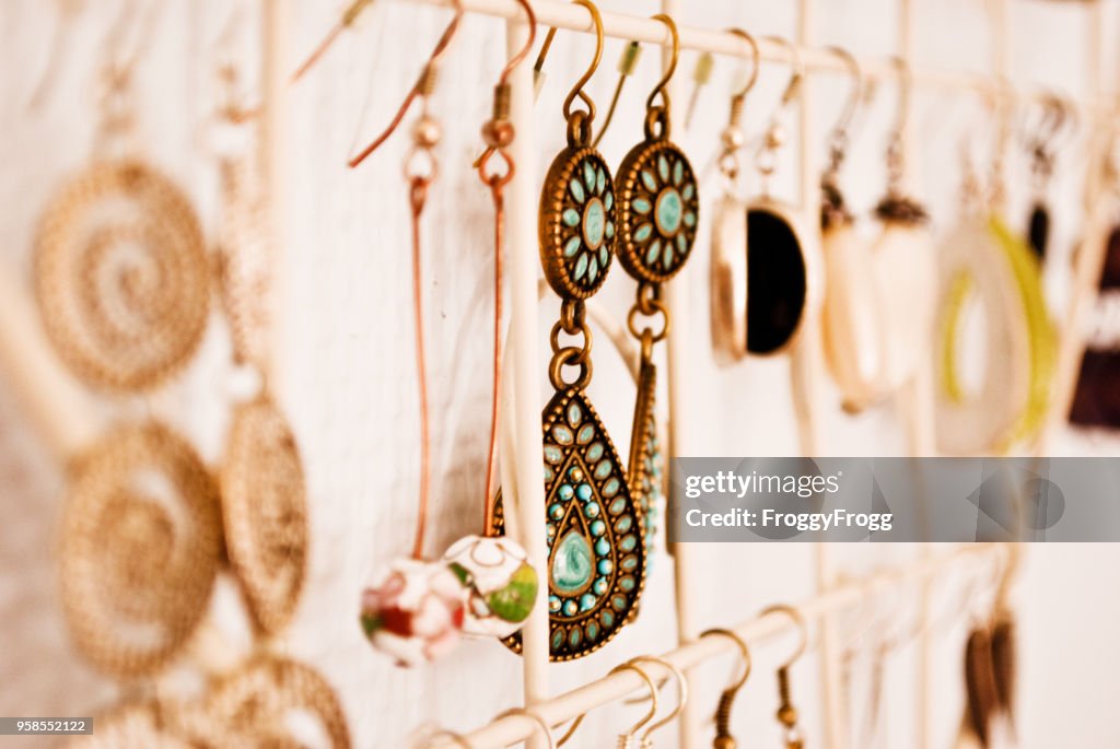 Handcrafts and Goods on Display In A Street Market, Nairobi, Kenya