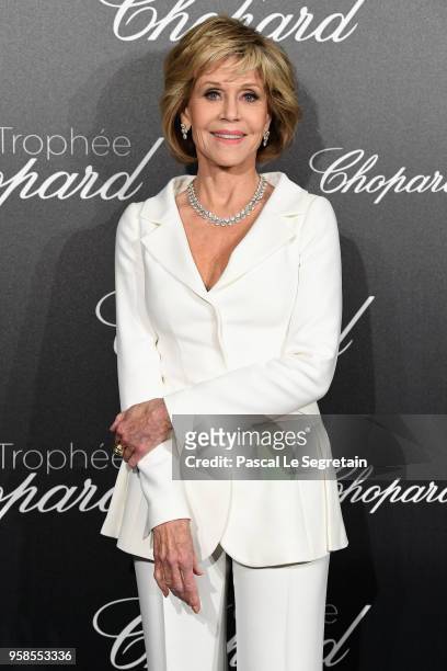 Jane Fonda attends the Trophee Chopard during the 71st annual Cannes Film Festival at Hotel Martinez on May 14, 2018 in Cannes, France.