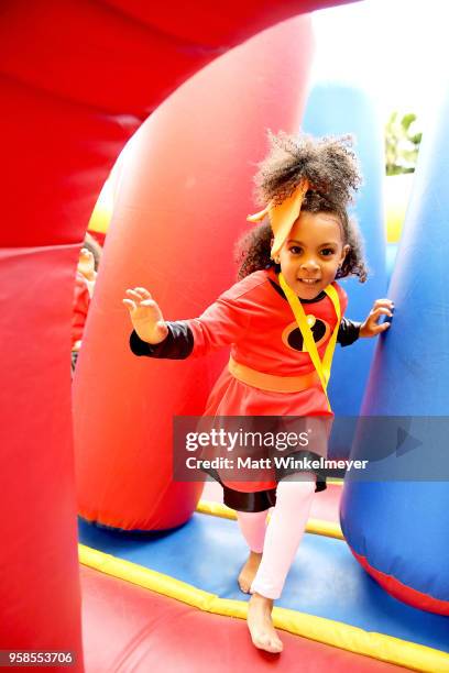 Influencers from around the world celebrate "Incredibles Day" with fun activities inspired by "Incredibles 2" at Pixar Animation Studios on May 14,...