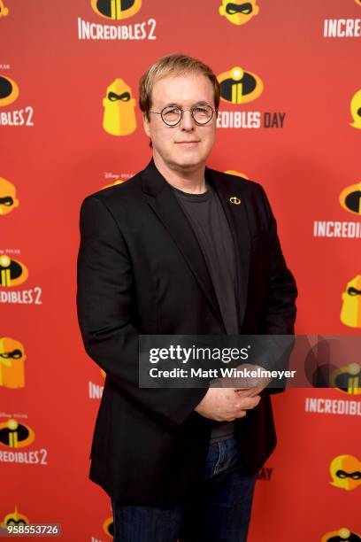 Writer/director of "Incredibles 2", Brad Bird attends "Incredibles Day" as Influencers from around the world celebrate with fun activities inspired...