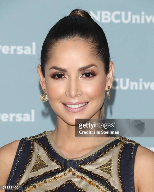 Actress Carmen Villalobos attends the 2018 NBCUniversal Upfront presentation at Rockefeller Center on May 14, 2018 in New York City.