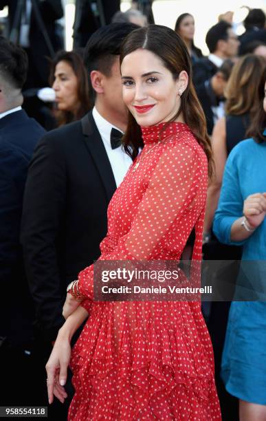 Gala Gonzales attends the screening of "Ash Is The Purest White " during the 71st annual Cannes Film Festival at Palais des Festivals on May 11, 2018...