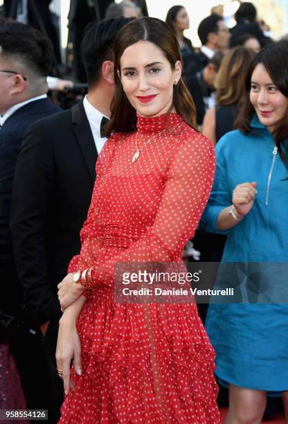 Gala Gonzales attends the screening of "Ash Is The Purest White " during the 71st annual Cannes Film Festival at Palais des Festivals on May 11, 2018...