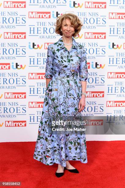 Helen Worth attends the 'NHS Heroes Awards' held at the Hilton Park Lane on May 14, 2018 in London, England.