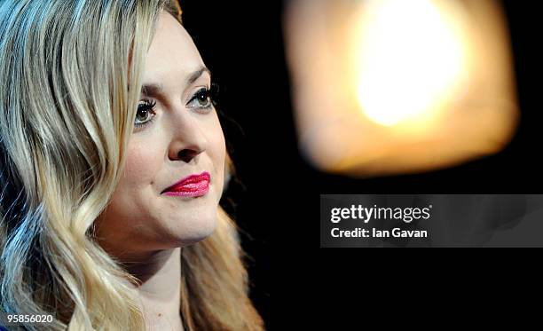 Fearne Cotton attends the Brit Awards 2010 Shortlist Announcement at the 02 Arena on January 18, 2010 in London, England.