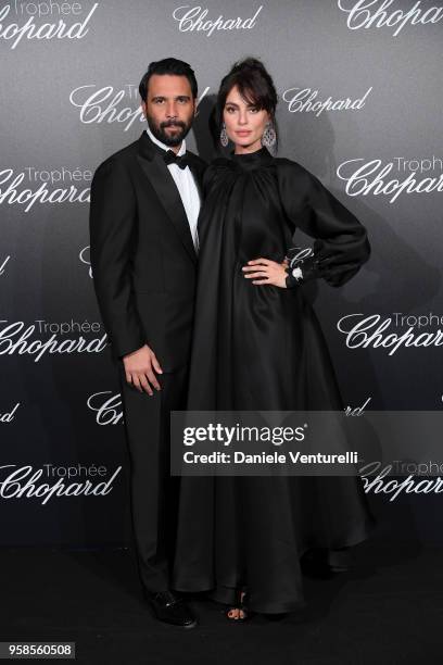 Guest and Catrinel Marlon attend the Chopard Trophy during the 71st annual Cannes Film Festival at Martinez Hotel on May 14, 2018 in Cannes, France.