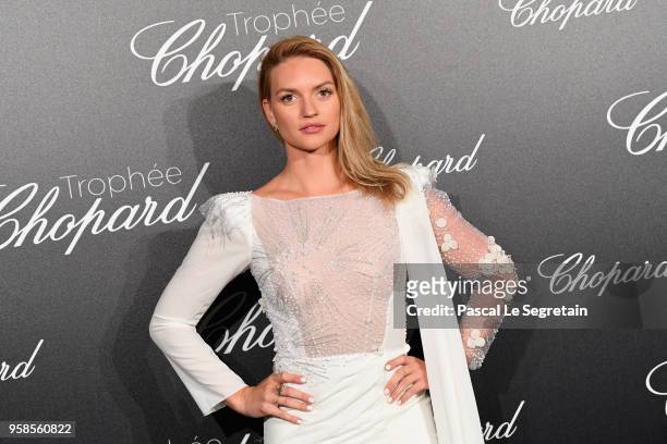 Fancy Alexandersson attends the Trophee Chopard during the 71st annual Cannes Film Festival at Hotel Martinez on May 14, 2018 in Cannes, France.