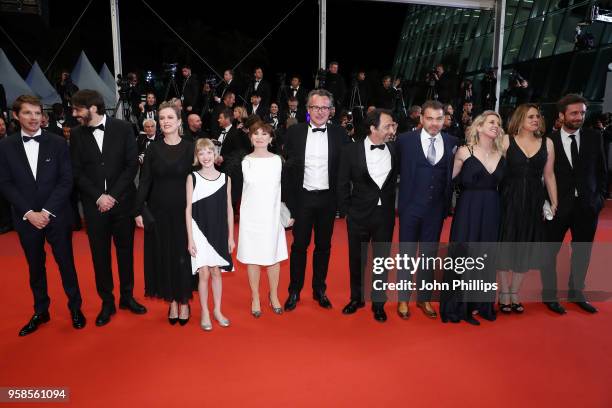 Pierre Deladonchamps, Gringe,Karine Viard, Cyrille Mairesse, Ariane Ascaride, guest, Eric Metayer, Clovis Cornillac,Andrea Bescond and Carole Franck...