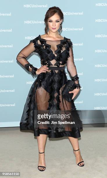 Carolina Miranda attends the 2018 NBCUniversal Upfront presentation at Rockefeller Center on May 14, 2018 in New York City.