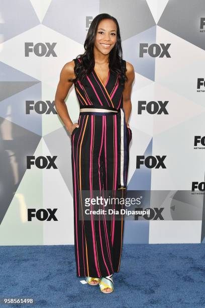 Nikki M. James attends the 2018 Fox Network Upfront at Wollman Rink, Central Park on May 14, 2018 in New York City.