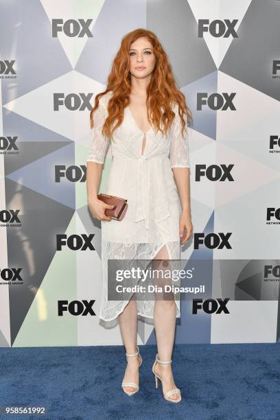 Actress Rachelle Lefevre attends the 2018 Fox Network Upfront at Wollman Rink, Central Park on May 14, 2018 in New York City.