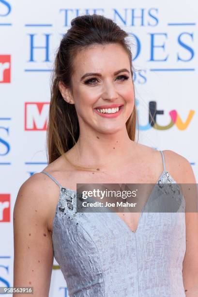 Charlie Webster attends the 'NHS Heroes Awards' held at the Hilton Park Lane on May 14, 2018 in London, England.