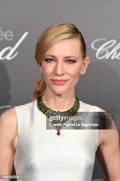 Cate Blanchett attends the Trophee Chopard during the 71st annual Cannes Film Festival at Hotel Martinez on May 14, 2018 in Cannes, France.