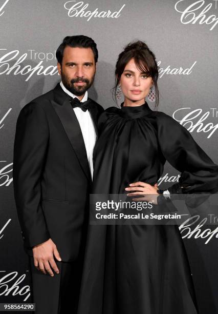 Catrinel Marlon and guest attend the Trophee Chopard during the 71st annual Cannes Film Festival at Hotel Martinez on May 14, 2018 in Cannes, France.