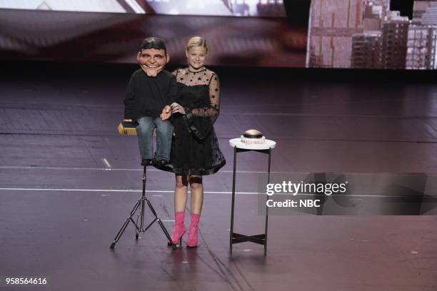 NBCUniversal Upfront in New York City on Monday, May 14, 2018 -- Pictured: Darci Lynne, "Americas Got Talent" on NBC --