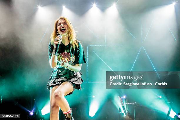 Annalisa performs on stage at Alcatraz on May 14, 2018 in Milan, Italy.