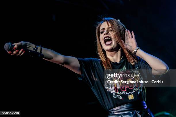 Annalisa performs on stage at Alcatraz on May 14, 2018 in Milan, Italy.