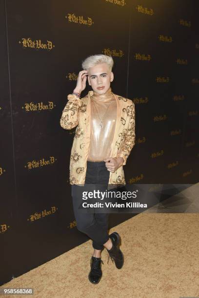 Cameron Pulido attends Kat Von D Beauty 10th Anniversary Party at Vibiana Cathedral on May 10, 2018 in Los Angeles, California.