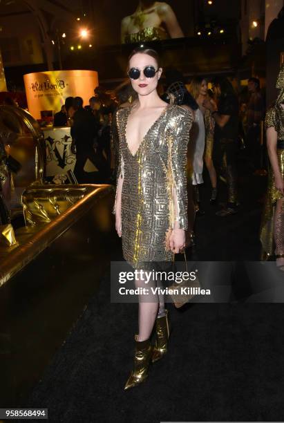 Evan Rachel Wood attends Kat Von D Beauty 10th Anniversary Party at Vibiana Cathedral on May 10, 2018 in Los Angeles, California.