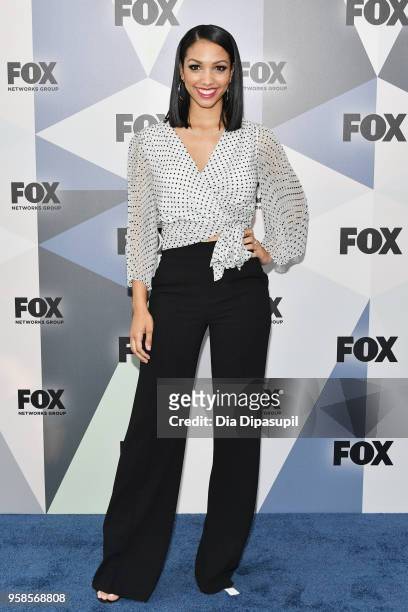 Corinne Foxx attends the 2018 Fox Network Upfront at Wollman Rink, Central Park on May 14, 2018 in New York City.