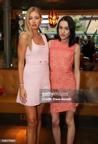 Bryony Bowes and Ella Catliff attend The Ivy Chelsea Garden Annual Summer Party on May 14, 2018 in London, England.