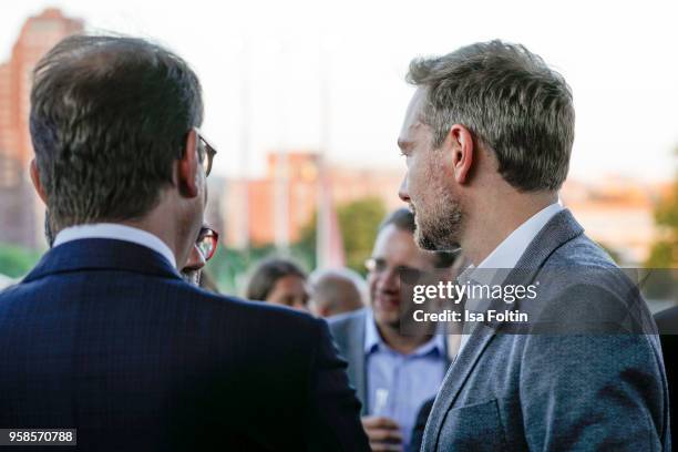 German politician Alexander Dobrindt and German politician Christian Lindnder during the 13th Long Night of the Sueddeutsche Zeitung at Open Air...