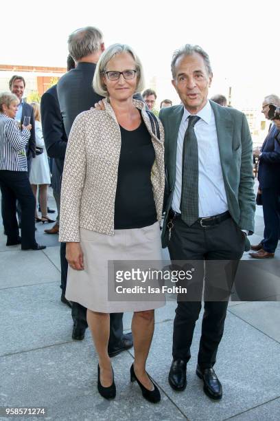 Journalist Christiane Hoffmann and former swiss ambassador Tim Guldimann during the 13th Long Night of the Sueddeutsche Zeitung at Open Air...