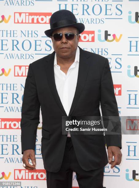 Tito Jackson attends the 'NHS Heroes Awards' held at the Hilton Park Lane on May 14, 2018 in London, England.