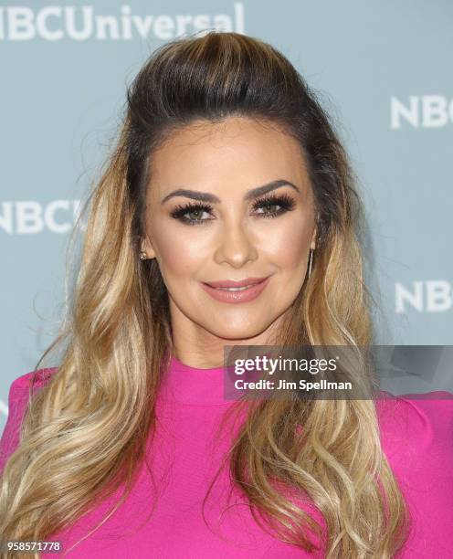 Actress Aracely Arambula attends the 2018 NBCUniversal Upfront presentation at Rockefeller Center on May 14, 2018 in New York City.