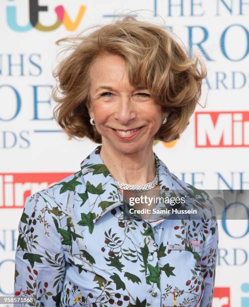 Helen Worth attends the 'NHS Heroes Awards' held at the Hilton Park Lane on May 14, 2018 in London, England.