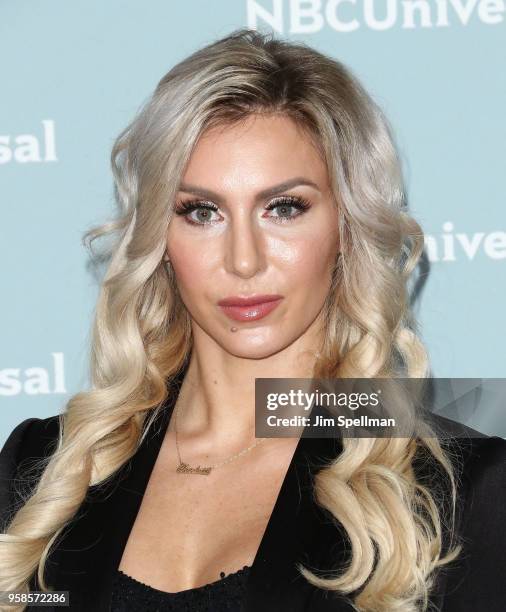 Professional wrestler Charlotte Flair attends the 2018 NBCUniversal Upfront presentation at Rockefeller Center on May 14, 2018 in New York City.