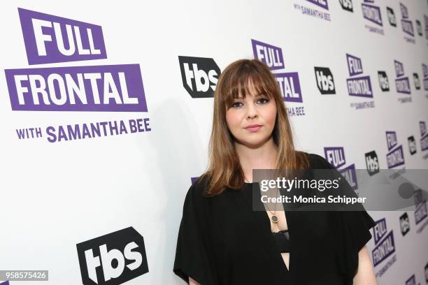 Actor Amber Tamblyn attends the "Full Frontal with Samantha Bee" FYC Event NY on May 14, 2018 in New York City.