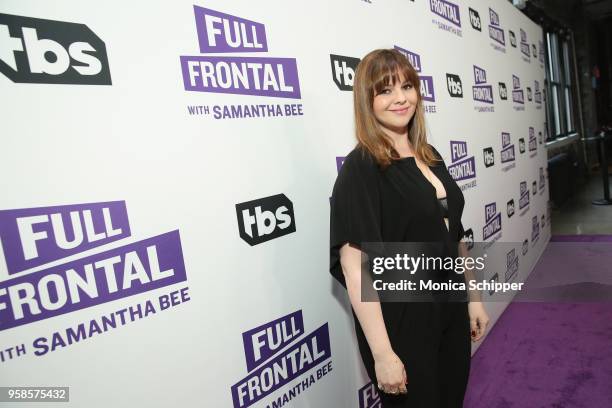 Actor Amber Tamblyn attends the "Full Frontal with Samantha Bee" FYC Event NY on May 14, 2018 in New York City.