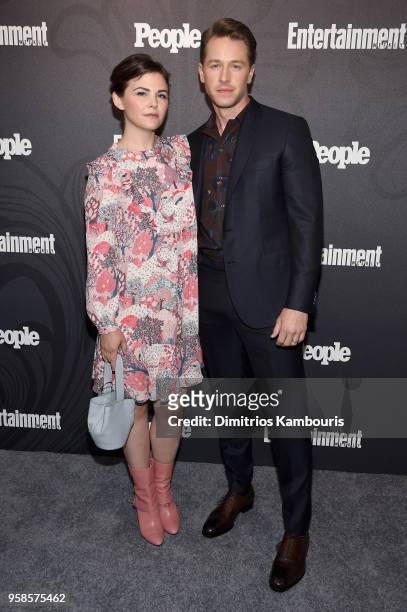 Ginnifer Goodwin and Josh Dallas of Manifest attend Entertainment Weekly & PEOPLE New York Upfronts celebration at The Bowery Hotel on May 14, 2018...