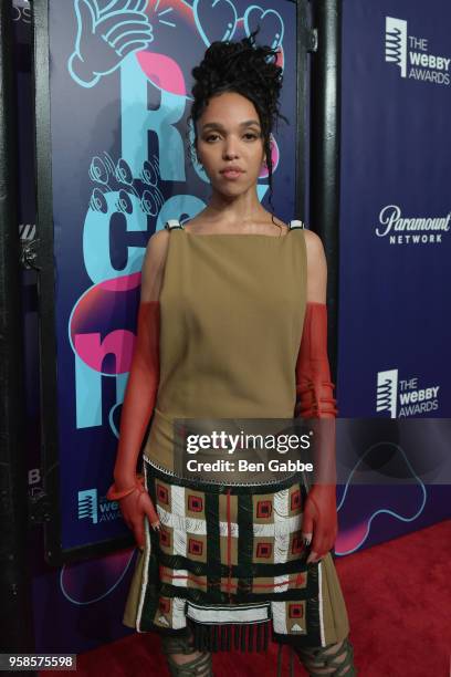 Twigs attends The 22nd Annual Webby Awards at Cipriani Wall Street on May 14, 2018 in New York City.