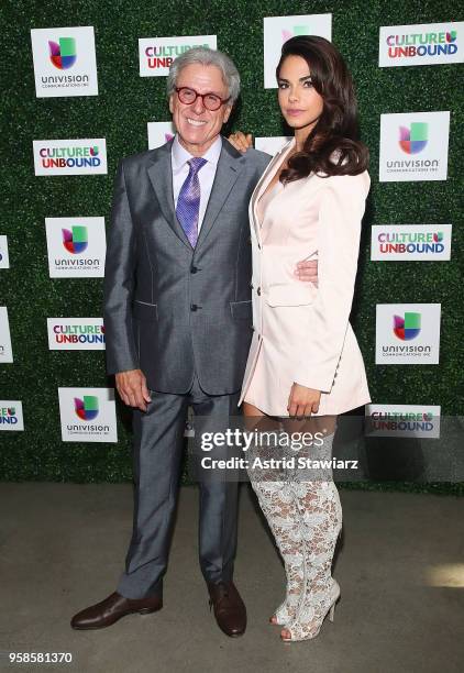 Patricio Wills and Livia Brito Pestana attend the 2018 Univision Upfront at Spring Studios on May 14, 2018 in New York City.