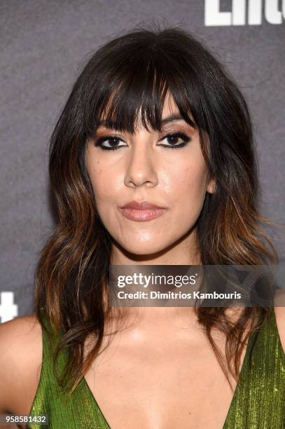 Stephanie Beatriz of Brooklyn 99 attends Entertainment Weekly & PEOPLE New York Upfronts celebration at The Bowery Hotel on May 14, 2018 in New York...