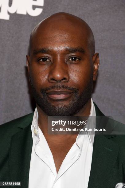 Morris Chestnut of The Enemy Within attends Entertainment Weekly & PEOPLE New York Upfronts celebration at The Bowery Hotel on May 14, 2018 in New...