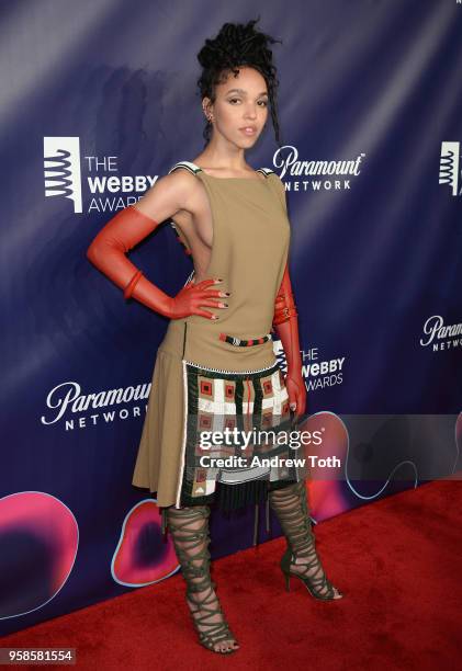 Twigs attends The 22nd Annual Webby Awards at Cipriani Wall Street on May 14, 2018 in New York City.