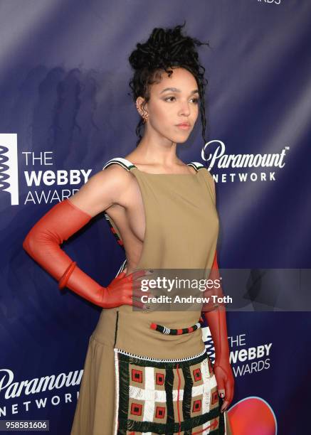 Twigs attends The 22nd Annual Webby Awards at Cipriani Wall Street on May 14, 2018 in New York City.