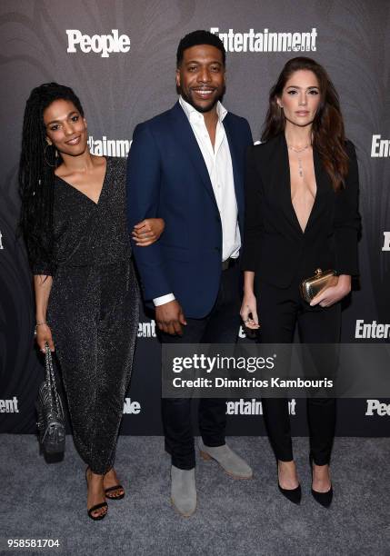 Freema Agyeman, Jocko Sims and Janet Montgomery of New Amsterdam attend Entertainment Weekly & PEOPLE New York Upfronts celebration at The Bowery...