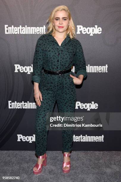 Mae Whitman of Good Girls attends Entertainment Weekly & PEOPLE New York Upfronts celebration at The Bowery Hotel on May 14, 2018 in New York City.